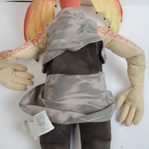 Vintage 1999 Star Wars 22" Jar Jar Binks Plush Talking Alarm Clock Think Way Toy - Picture 7 of 11